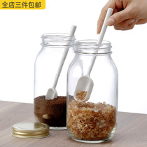 Long handle 5ml 15ml small spoon 2-piece set household kitchen plastic seasoning spoon milk powder spoon rice flour spoon seasoning spoon