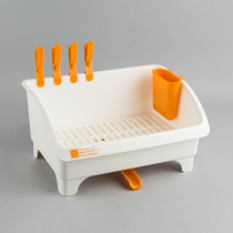 Japan imported drain rack storage dish tableware storage rack storage rack storage rack with drain port