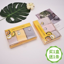 3 boxed cool color womens panties Mengbao family joint model young female middle school students cute sweet briefs