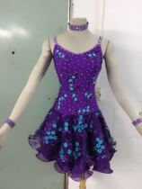 Professional new Latin performance competition dance skirt performance costume adult national standard friendship dance clothing samba custom
