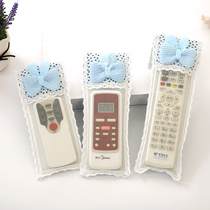 Fabric remote control cover cartoon lace air conditioning remote control protective cover TV remote control protective cover new products