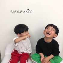 BabyWe Korean Childrens Dress Girl Boy T - Shirt 2020 New Summer Cotton Childrens Short Sleeve Top Tide