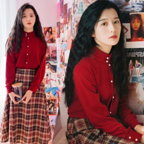 Autumn and winter clothes 2021 new trendy jumpsuit skirt wear large size womens fat mm high-grade feeling thin two-piece suit