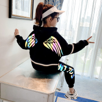 6 Girls Reflective Suit Black 7 Autumn Dress Ocean Gas Girl 8 Sports Spring Autumn Net Red 9 Children Two Pieces 10 Tide 12 12