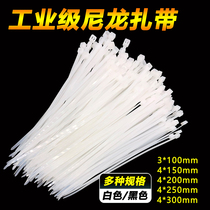 Powerful plastic nylon tie self-locking zal wire wire strapping wire harness cord with buckle white black