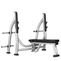 Horizontal push rack commercial weightlifting barbell bed multi-function professional chest push fitness equipment gym private training device