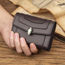 Cowhide Card Bag Womens Small Multi-card ID Card Bit Ultra-thin Simple Card Pack Large Capacity Bank Card Holder Card Clamp