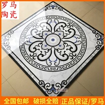 Living room parquet tiles Microspar gold-plated parquet tile dining room entrance carpet flower 800x800 ground flower