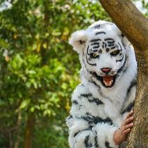 WILDBEAST simulation tiger headgear COS show show animal mask show props Halloween New