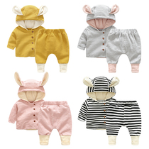 Beilai Le Baby Childrens Clothes Outside Set Baby Summer Boys Spring and Autumn Winter Girls Pajamas