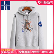 Flagship store official website mens Tide brand sweater 2021 new clothes women loose spring and autumn velvet NASA2021