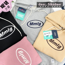 Spot Korea Direct mail 87_mmlg Lianhood Clothing Circle Letters Hat College Wind 21 autumn and winter plus thin suede