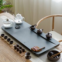 ten liguujin stone tea tray fully automatic integrated induction cooker automatic water-watering kettle tea tray tea sea suit