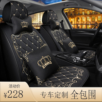 Car interior decoration supplies Daquan cushion summer breathable suit Cute goddess car car seat cover all-inclusive leather