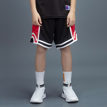 DK contrast color boys  sports shorts summer new big childrens basketball casual loose pants five-point pants tide brand