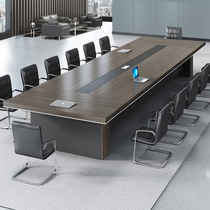 Conference Table Long Table Brief Modern Large Conference Room Training Table Strip Table Chairs Combined Office Furniture Negotiation Table