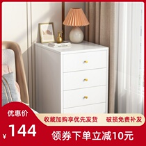 Bed Head Cabinet Modern Minima Small Improvised BEDROOM MINI LIGHT LUXURIOUS STORAGE STORAGE BEDSIDE CABINET SMALL SIZE CUPBOARDS
