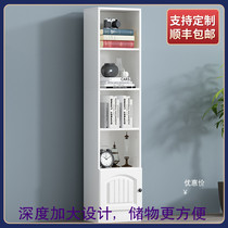 Simple bookshelf floor with door Home Shelves Balcony Bedrooms Living Room Lockers Modern Minima Student Bookcase