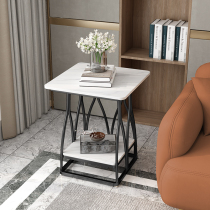 Balcony light luxury tea table table living room simple modern side cabinet corner few Mini Round Table creative Nordic sofa side few