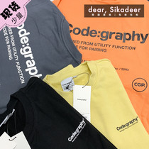 Spot Korea codegraphy Candy Color Round Collar Sweatshirt CGP Back Print 21 Autumn Without Suede