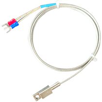 20L21 temperature measurement probe temperature Type round hole j nose thermocouple K Wire Patch type high temperature sensor piece installation electricity