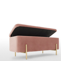ins new storage storage sofa stool pink velvet Nordic shoe changing stool cloakroom clothing store changing pants stool