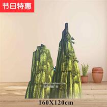 Customized KT Board Fake Mountain Forest Mushroom Background Board Childrens Drama Stage T Dance Art Performance Props Set