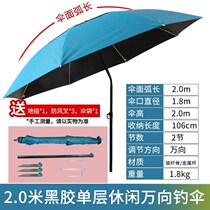 Accessories sunshade fishing umbrella Ground plug Daquan windproof fishing umbrella Super black plastic small fishing gear Lightweight mini