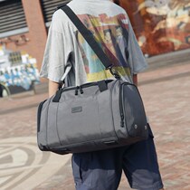 Large capacity portable travel bag duffel bag Mens large boarding bag large travel bag Short-distance luggage bag Waiting bag shoulder