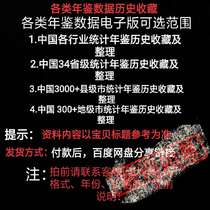 Fujian Statistical Yearbook 2020 2019 2018 and other historical years of optional data collection and collation