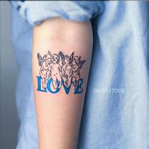 Tattoo applique arm love God Cupid love tattoo stickers female romantic style (original tattoo artist)
