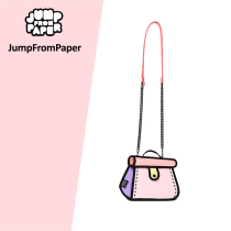 Jump From Paper new pink cake bag shoulder bag female shoulder bag small bag two-dimensional cartoon