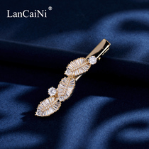 Side clip Korean simple bangs clip word clip headdress rhinestone female adult broken hair clip duckbill clip side hair clip