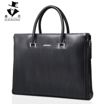 Cowhide Hand bag computer bag male horizontal can cross the office bag big business capacity brand briefcase men