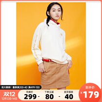 Anta Sweat Women 2021 Spring Spring New Sports Hooded Pullover Casual Loose Long Sleeve Top Simple Fashion