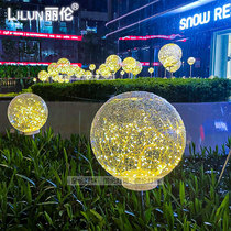 Copper wire ball light led outdoor light waterproof garden courtyard lawn landscape planting light Villa Park atmosphere light