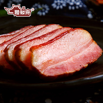 La prefect Sichuan specialty New Year goods Five-Flower smoked bacon 500g authentic farmhouse homemade Sichuan Bacon Bacon Sausage