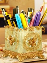 Pen holder ornaments art light luxury storage box office desktop small simple modern student storage barrel