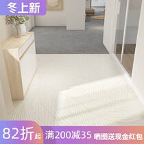 Summer floor mat entrance mat erasable pvc waterproof disposable easy to take care of light luxury can cut door entrance carpet