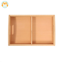 Montessori Education Montessori Montessori Classroom Separation Classification Tray High-end Teaching Aids Storage Beech Wood Holder