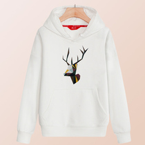 Hooded sweater 2020 new female Korean version loose spring and autumn pullover White Lady pullover fashion long sleeve top tide tide