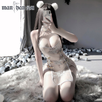 Spice Inner Clothes Sexual Anecdotic Uniform Seductive Seductive Pyjamas Maid Clairvoyant Transparent Qipao Passion Suit Teasing