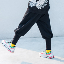 Female Treasure not down Velvet Sports Pants 2021 Winter Clothing Fashion Girl Soft 100 hitch Radish Pants Elementary School Kids Casual Pants