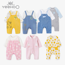 British baby jumpsuit 19 autumn new men and women treasure leisure long sleeve climbing clothing 10792000 10792042