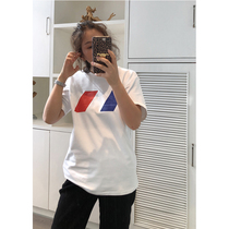 Leaking 13 pieces of tail single yuan goods cotton feeling ~ men and women with short sleeve T-shirt large size womens new