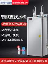 Straight Drinking Fountain Commercial Water Purifier School Factory Straight Drinking Machine Large Capacity Water Boiler with filter Ice Wheat