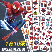 Spider-man stickers for children Stickers Safe cute waterproof girl child tattoo stickers for boys watermark paste painting