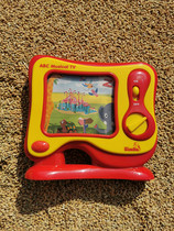 Export clockwork music simulation small TV cartoon hypnosis music player clockwork music box