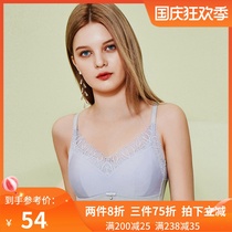 Ai Meng Yi Si Angel Q Cup small breasts gather lingerie lace sexy bra soft upper panel bra bra 95652