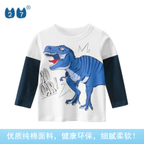 Korean version Brand childrens clothing discount spring new 2022 baby clothes boy hit undershirt child long sleeve T-Shirts